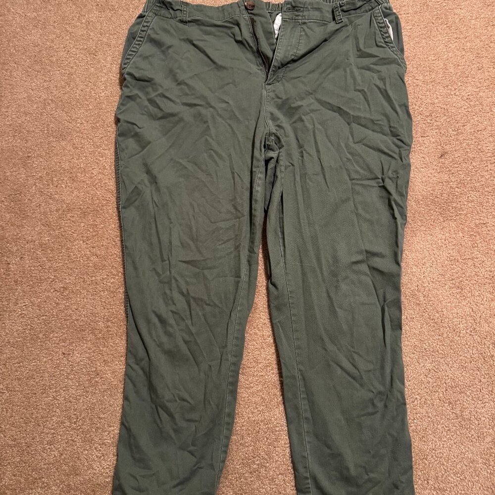 WOMENS OLD NAVY OLIVE GREEN PANTS SIZE XL